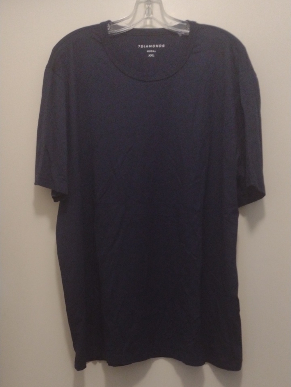 7 Diamonds Men's Dark Navy Short Sleeve Crewneck (J1091)